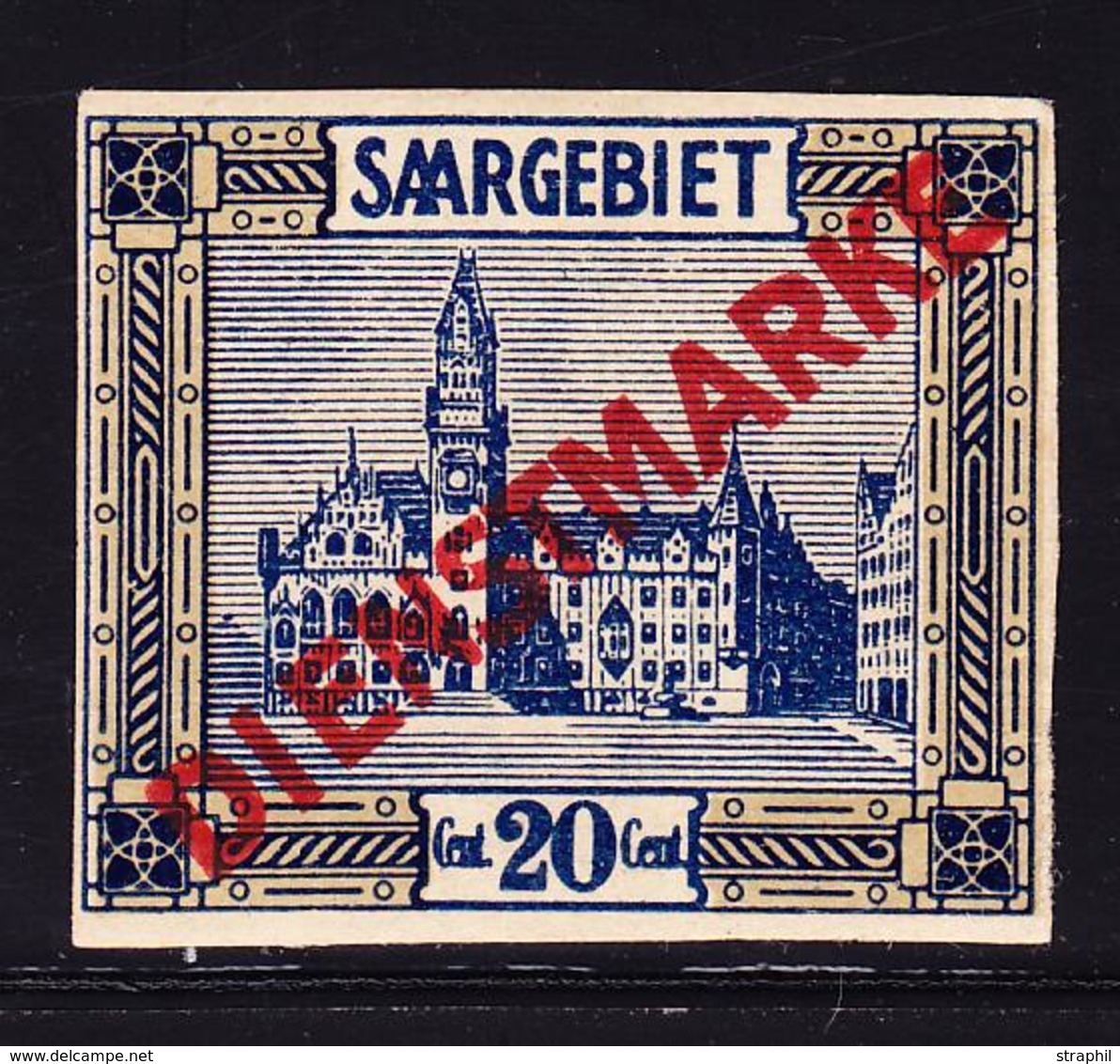 * SARRE - TIMBRES DE SERVICE - * - N°6 - ND - TB - Other & Unclassified