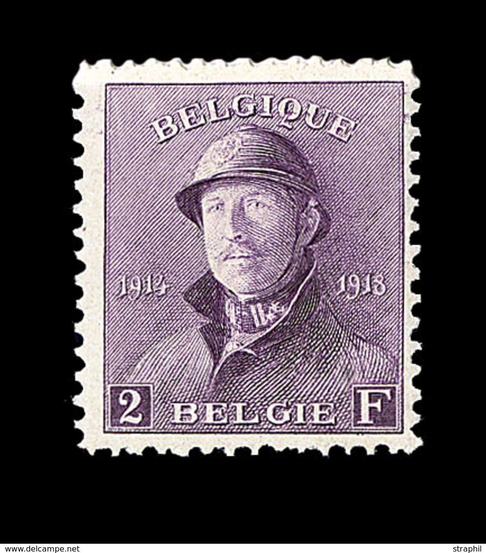 ** BELGIQUE - ** - N°176 - 2F Violet - Roi Casqué - TB - 1849 Schulterklappen