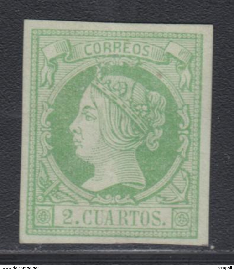 (*) ESPAGNE - (*) - N°47 - 2c Vert - TB - Used Stamps