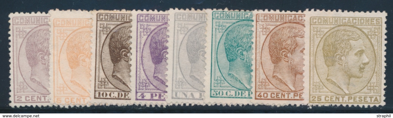 (*) ESPAGNE - (*) - N°173/81 Sf N°176 - TB - Used Stamps