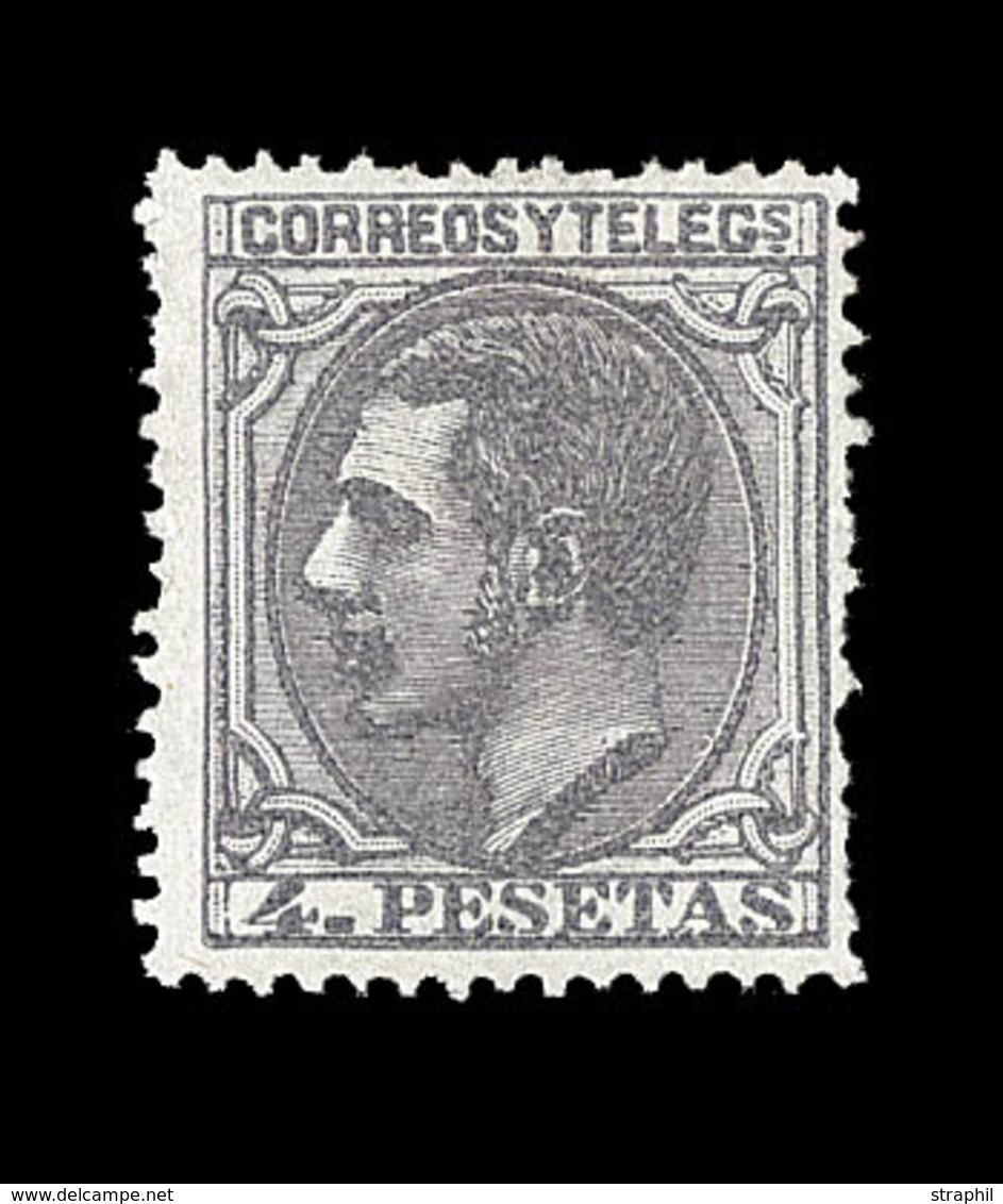 * ESPAGNE - * - N°191 - 4p. Gris - TB - Used Stamps