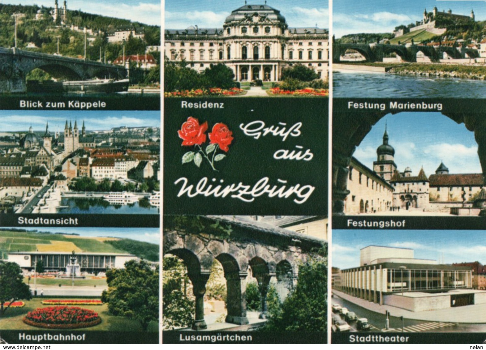 GRUS AUS WURZBURG- VIAGGIATA - Wuerzburg