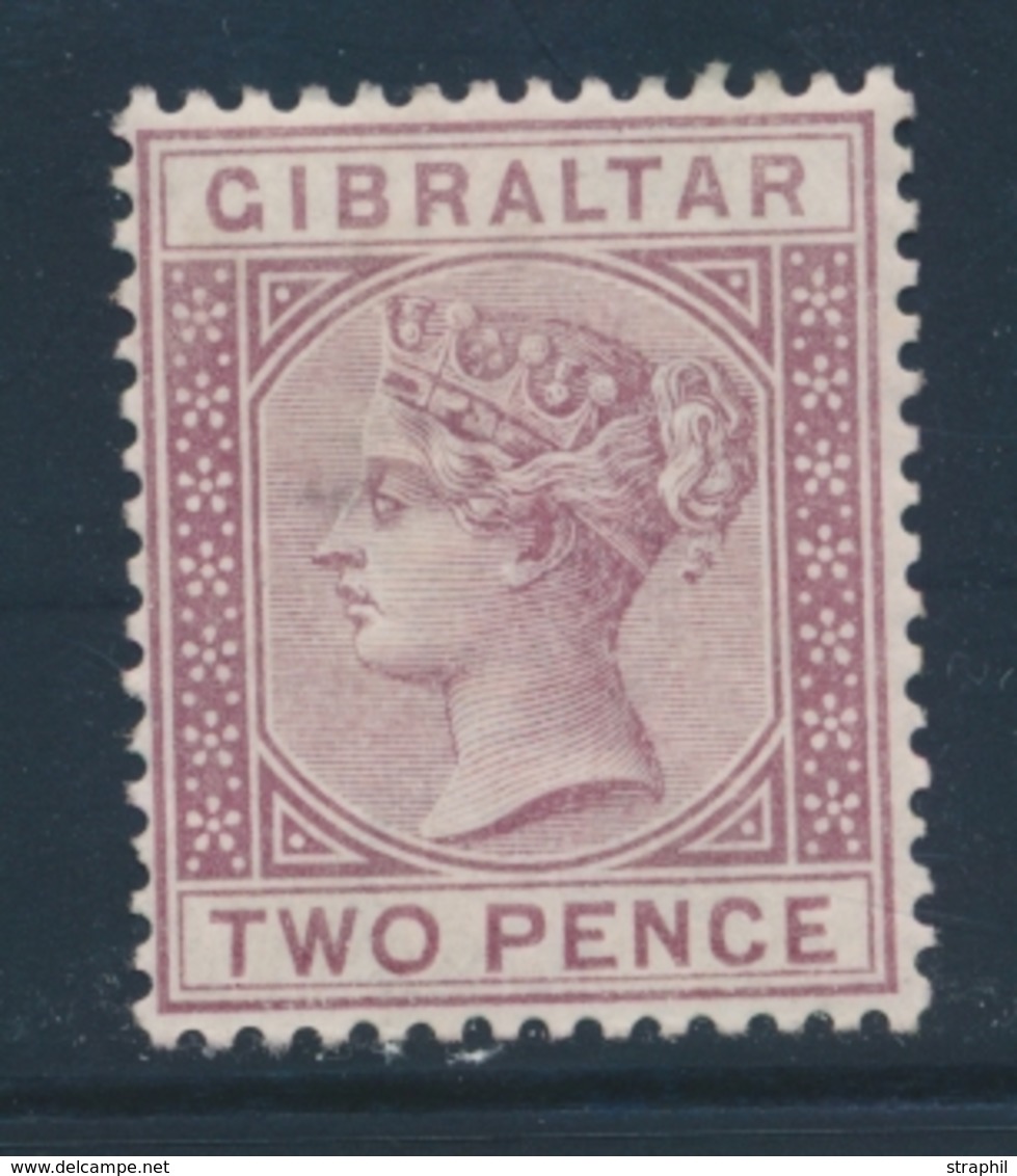 * GIBRALTAR - * - N°10 - 2p. Brun Lilas - TB - Gibraltar