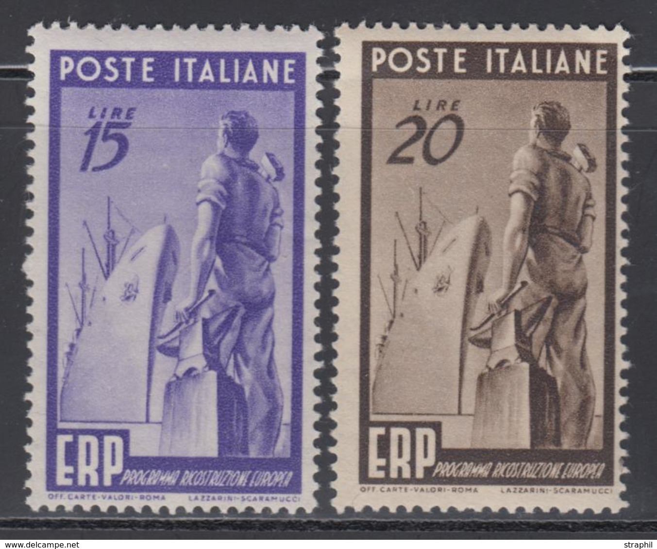 ** REPUBLIQUE D'ITALIE - ** - N°540/41 - TB - 1946-60: Ungebraucht