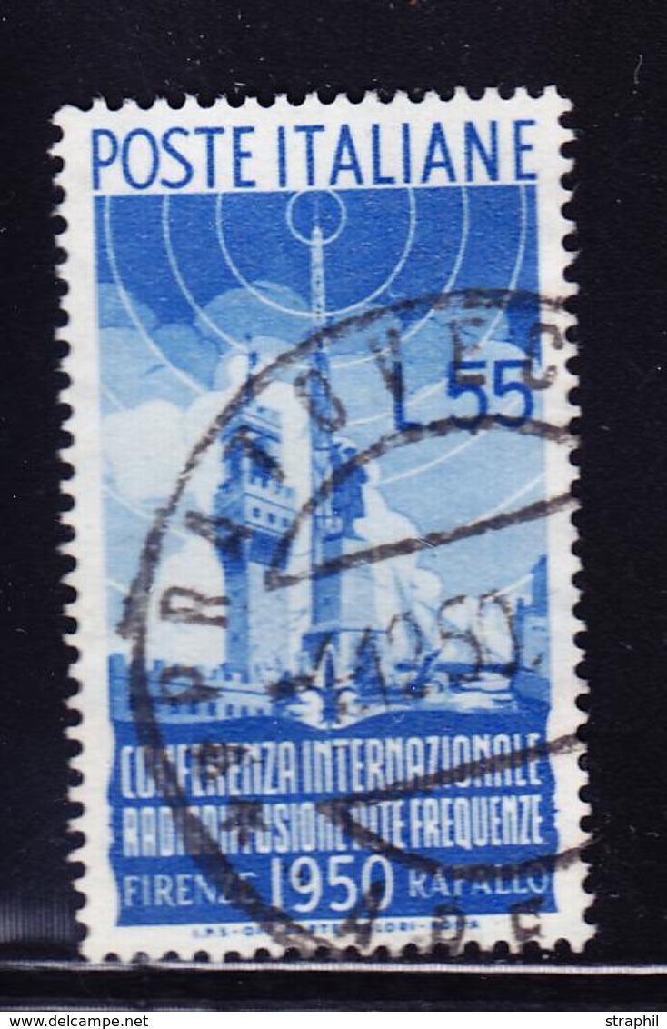 O REPUBLIQUE D'ITALIE - O - N°562 - TB - 1946-60: Mint/hinged
