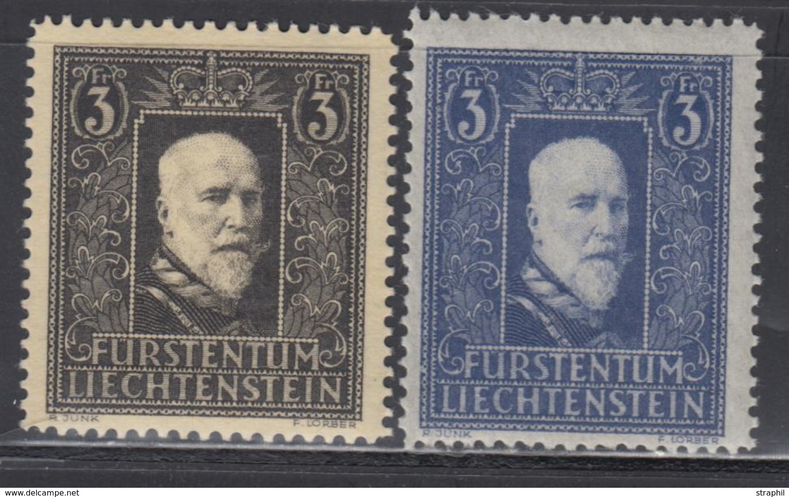 * LIECHTENSTEIN - * - N°117, 153 - Prince - TB - Neufs