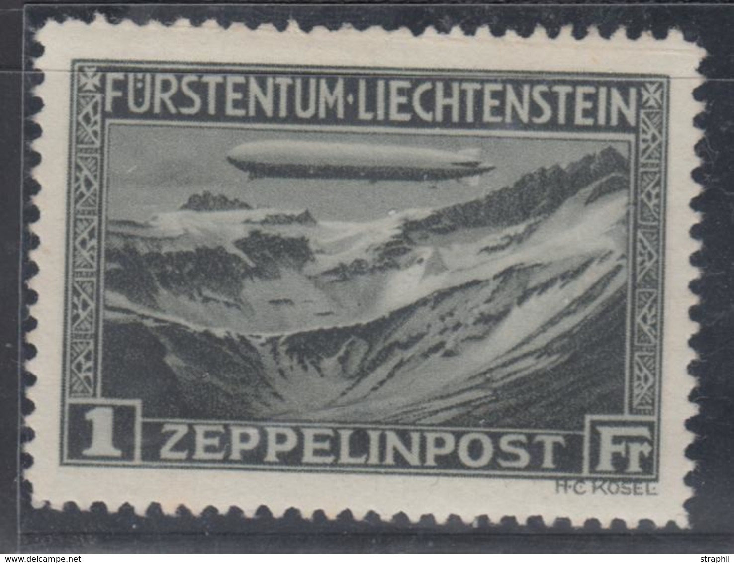 * LIECHTENSTEIN - POSTE AERIENNE  - * - N°7 - TB - Posta Aerea