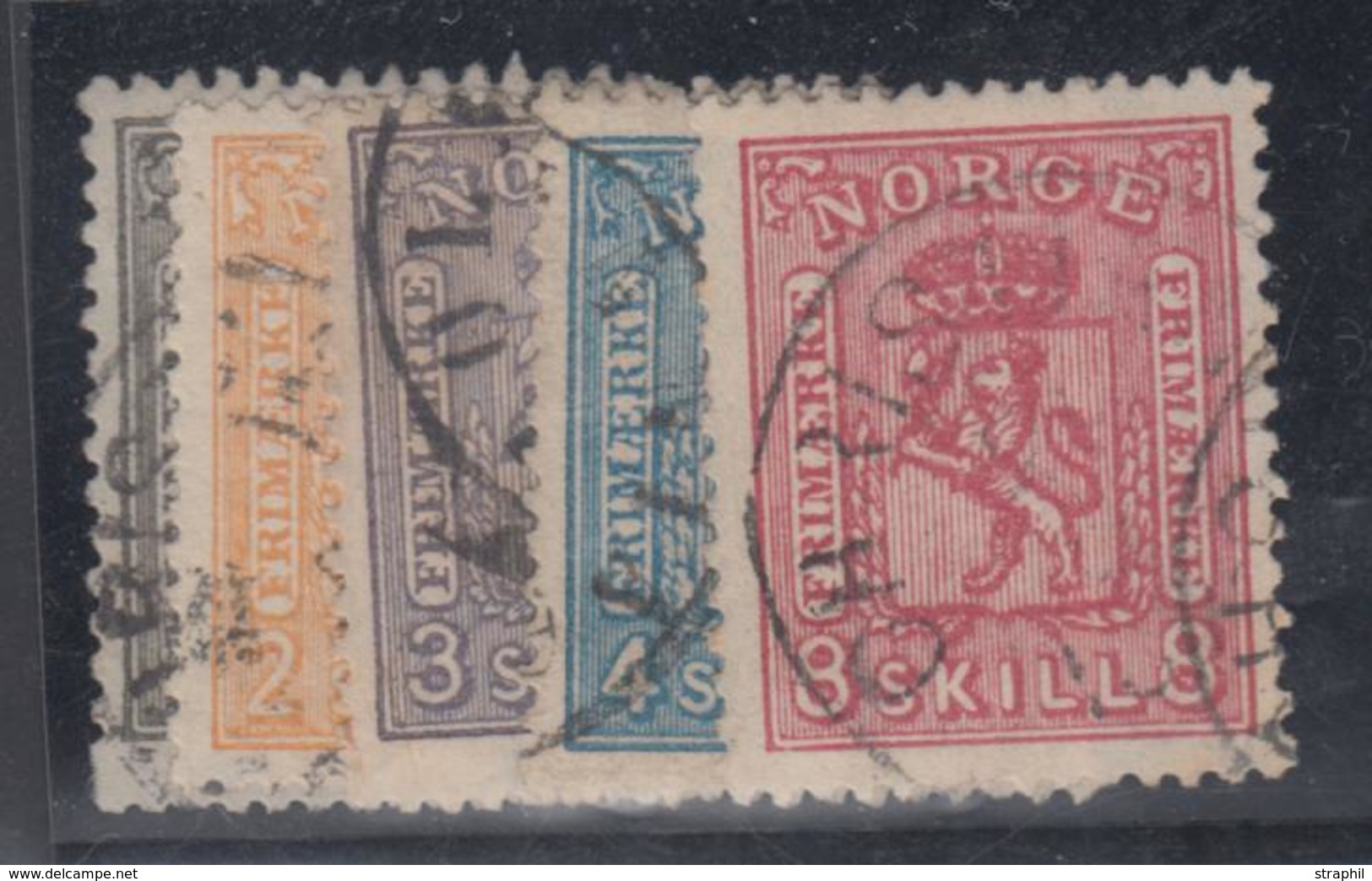 O NORVEGE - O - N°11/15 - TB - Used Stamps