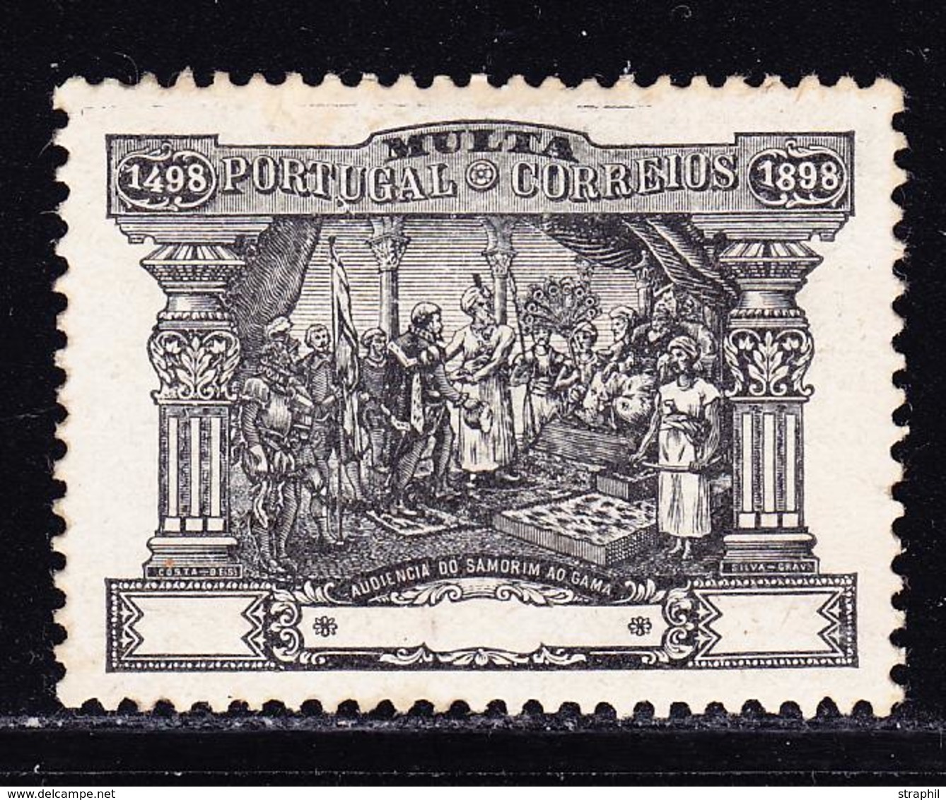 * PORTUGAL - TIMBRES TAXE  - * - N°1 - 5r Noir - Sans Indication De Valeur - TB - Ungebraucht