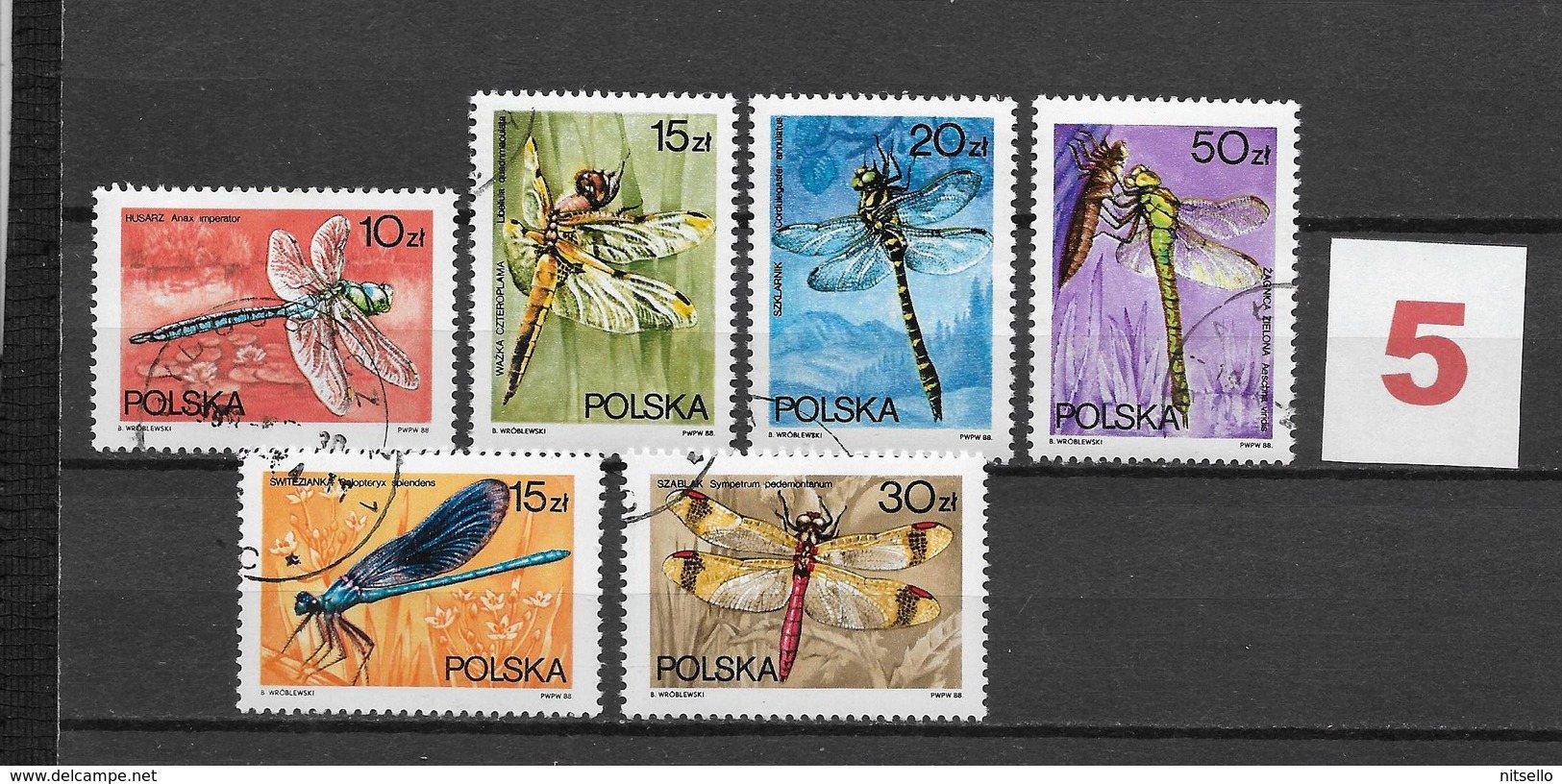LOTE 1787  ///  (C020) POLONIA   MICHEL Nº: 3134/3139 - Used Stamps