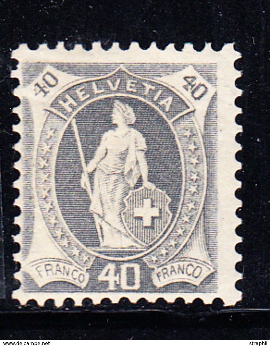 * SUISSE - Références SBK (N°YVERT-TELLIER) - * - N°76F (N°96) - Signé Calves - TB - 1843-1852 Federal & Cantonal Stamps