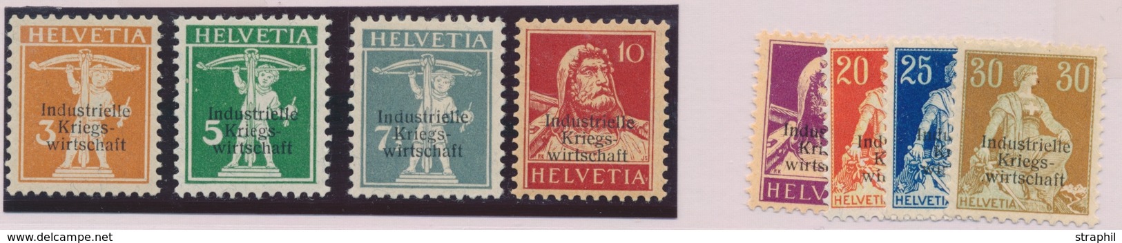 * SUISSE - TIMBRES DE SERVICE - * - N°1/8 - TB - Service