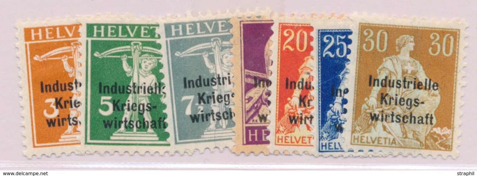 * SUISSE - TIMBRES DE SERVICE - * - N°9/16 - TB - Service