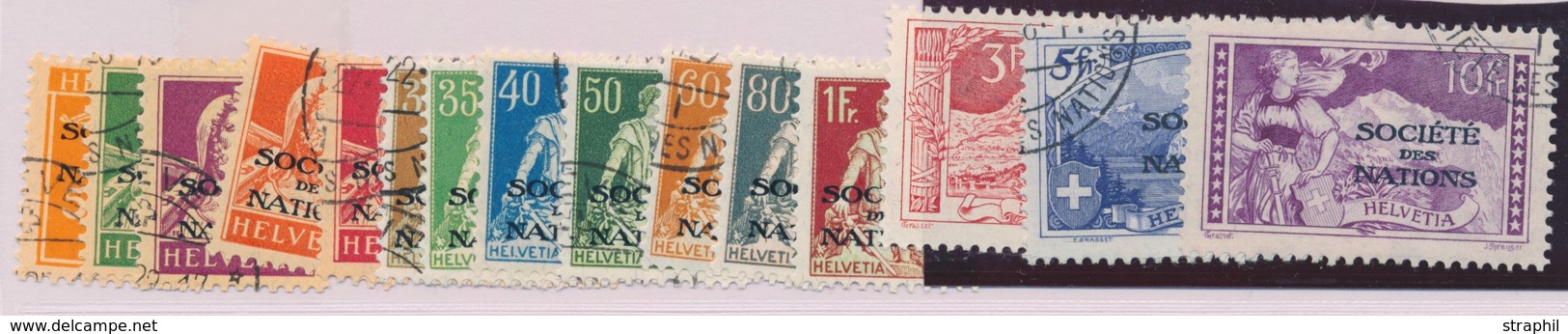 O SUISSE - TIMBRES DE SERVICE - O - N°17/31 - TB - Service