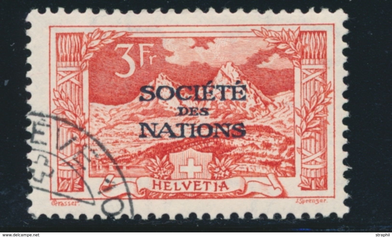 O SUISSE - TIMBRES DE SERVICE - O - N°29 - 3F Rouge - TB - Service