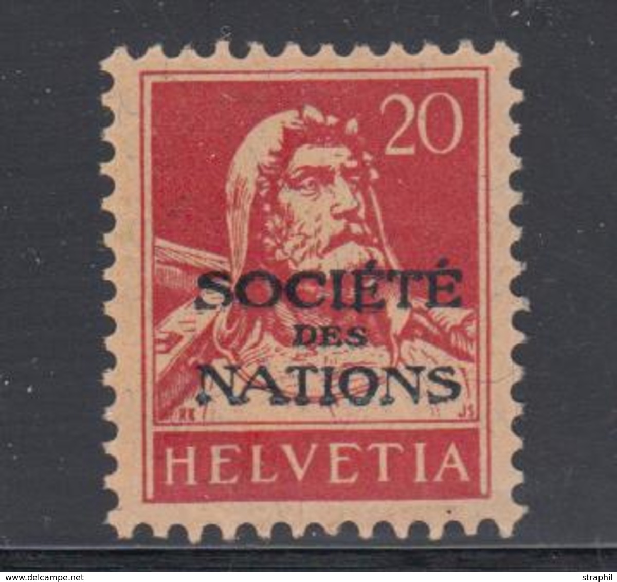 (*) SUISSE - TIMBRES DE SERVICE - (*) - N°52 - 20c Rouge - TB - Dienstmarken