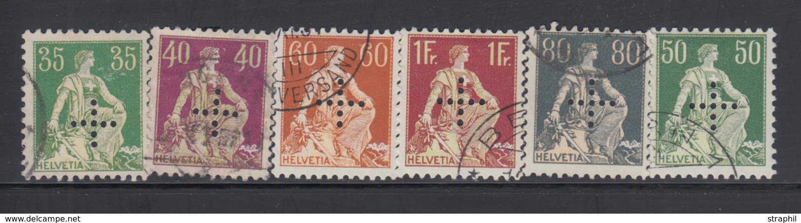 O SUISSE - TIMBRES DE SERVICE - O - N°114/20 Sf N°118 - TB - Service