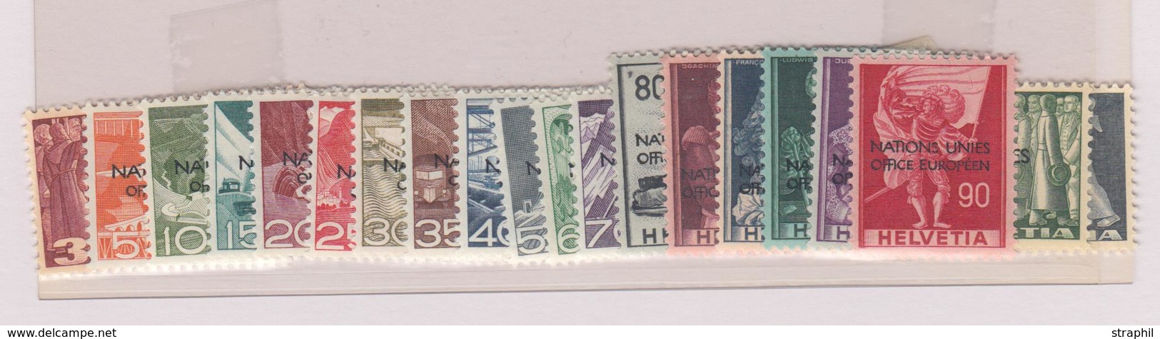 * SUISSE - TIMBRES DE SERVICE - * - N°296/315 - TB - Service