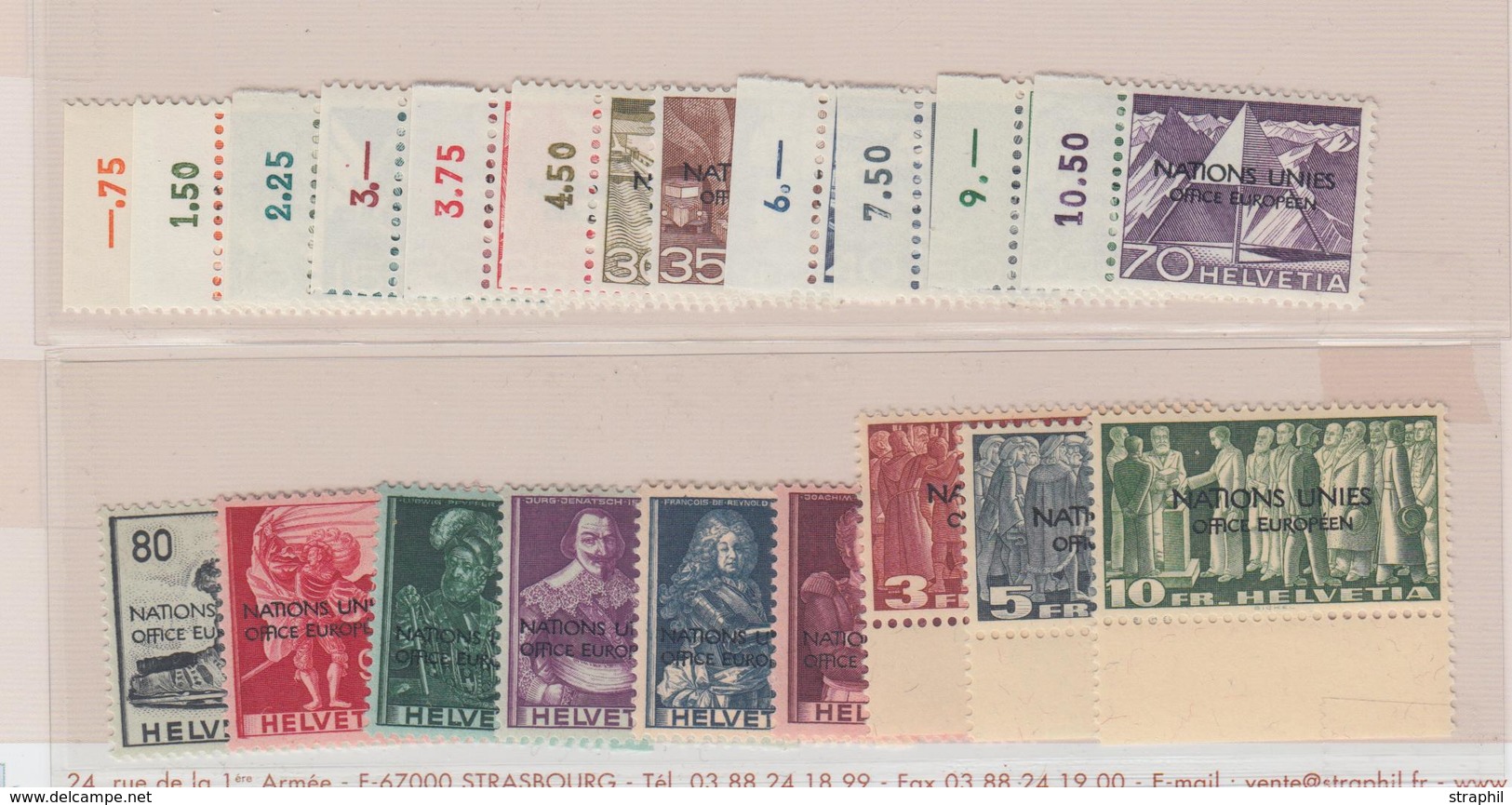 * SUISSE - TIMBRES DE SERVICE - * - N°296/315 - 20 Val - BDF - TB - Service