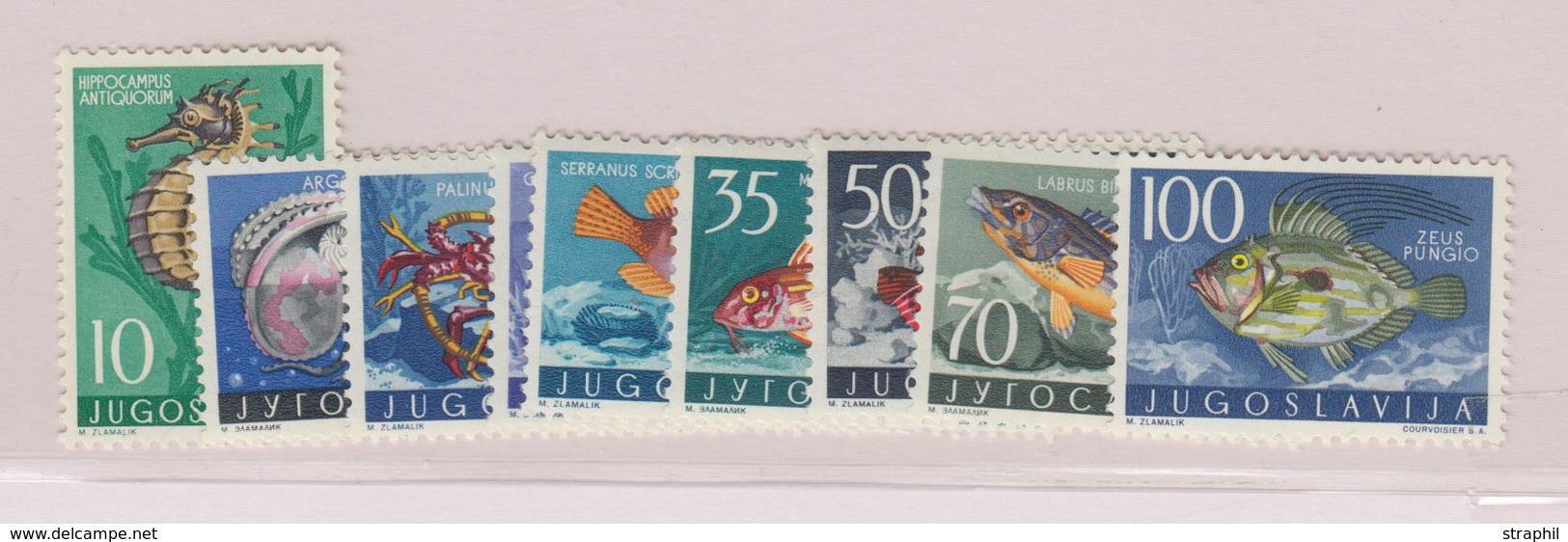 ** YOUGOSLAVIE - ** - N°697/705 - Faune Marine - TB - Other & Unclassified