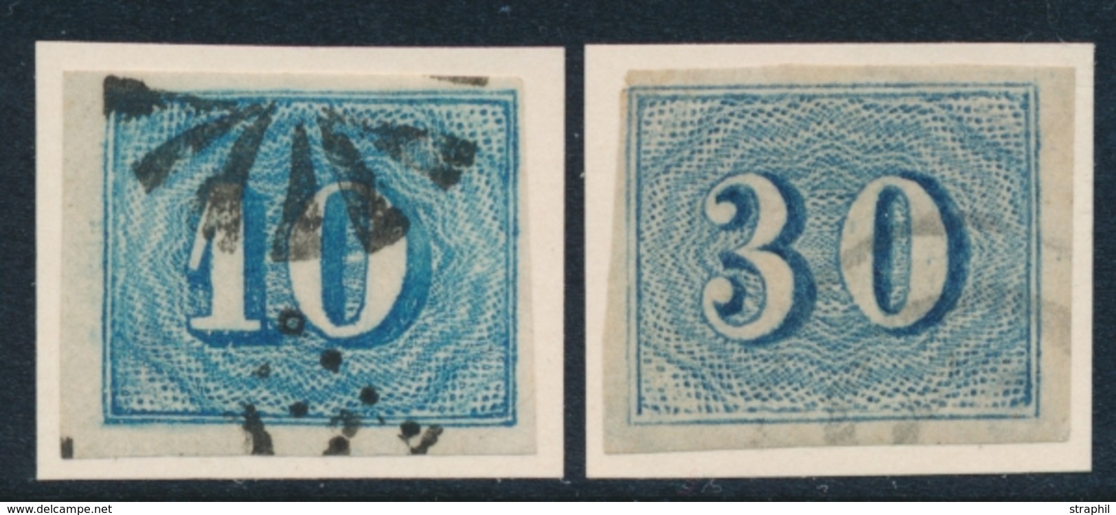 O BRESIL - O - N°19/20 - 10r Et 30r Bleu - TB - Sonstige & Ohne Zuordnung