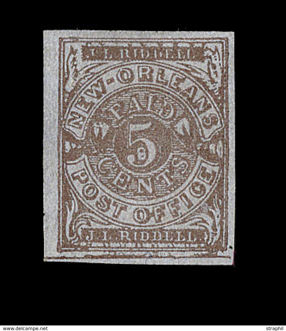 (*) ETATS-UNIS - ETATS CONFEDERES - (*) - N°4 - New Orléans - TB - 1861-65 Confederate States