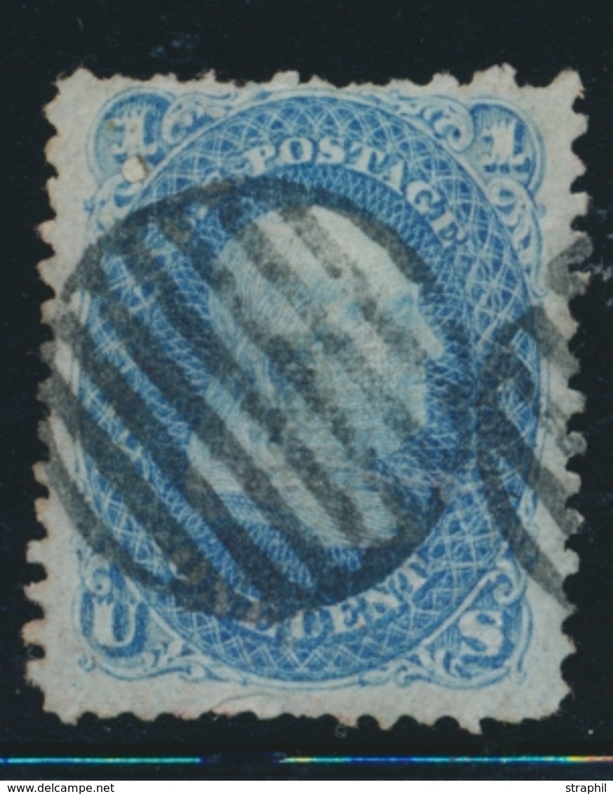 O ETATS-UNIS  - O - N°18b - 1c Bleu - Avec Grille En Relief - B/TB - Unused Stamps