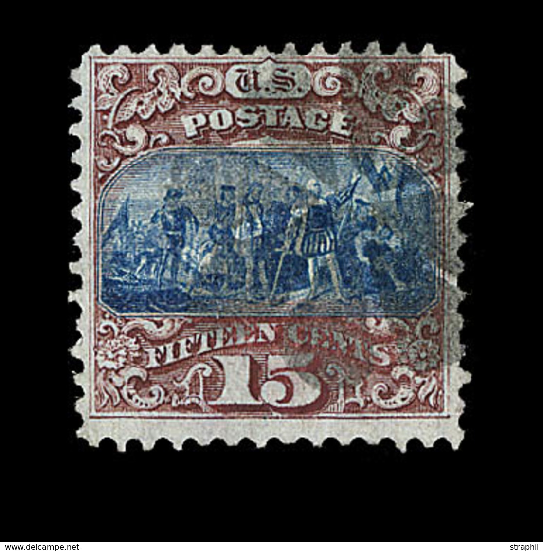 O ETATS-UNIS  - O - N°35a - 15c Brun Rouge Et Bleu - Type II - Bon Centrage - TB - Neufs