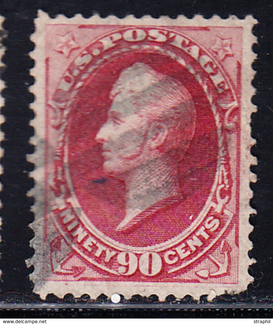 O ETATS-UNIS  - O - N°49 - 90c Carmin - Léger Pli - Bon Centrage - Unused Stamps