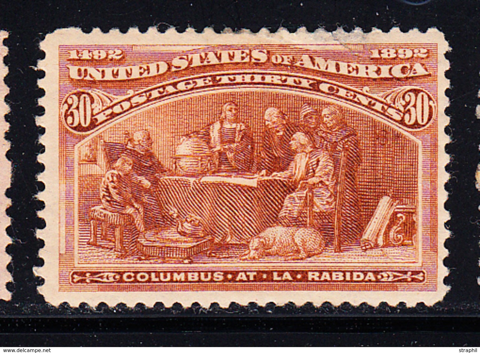 * ETATS-UNIS  - * - N°90 - 30c Brun Rouge - B/TB - Unused Stamps