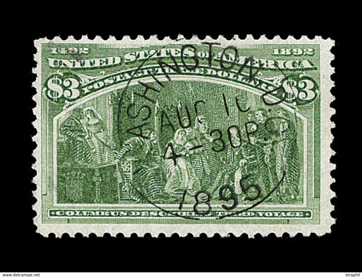 O ETATS-UNIS  - O  - N°94 - 3$ - Belle Oblit. - TB - Unused Stamps