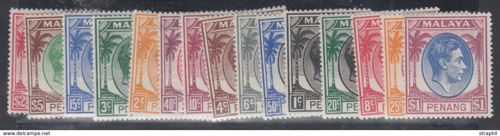 ** MALACCA / PENANG  - ** - N°3/17 - Sf N°6a, 8A, 11A/12A, 14 - TB - Malaysia (1964-...)