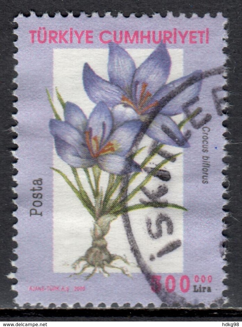 TR+ Türkei 2000 Mi 3245-46 Crocus - Gebraucht