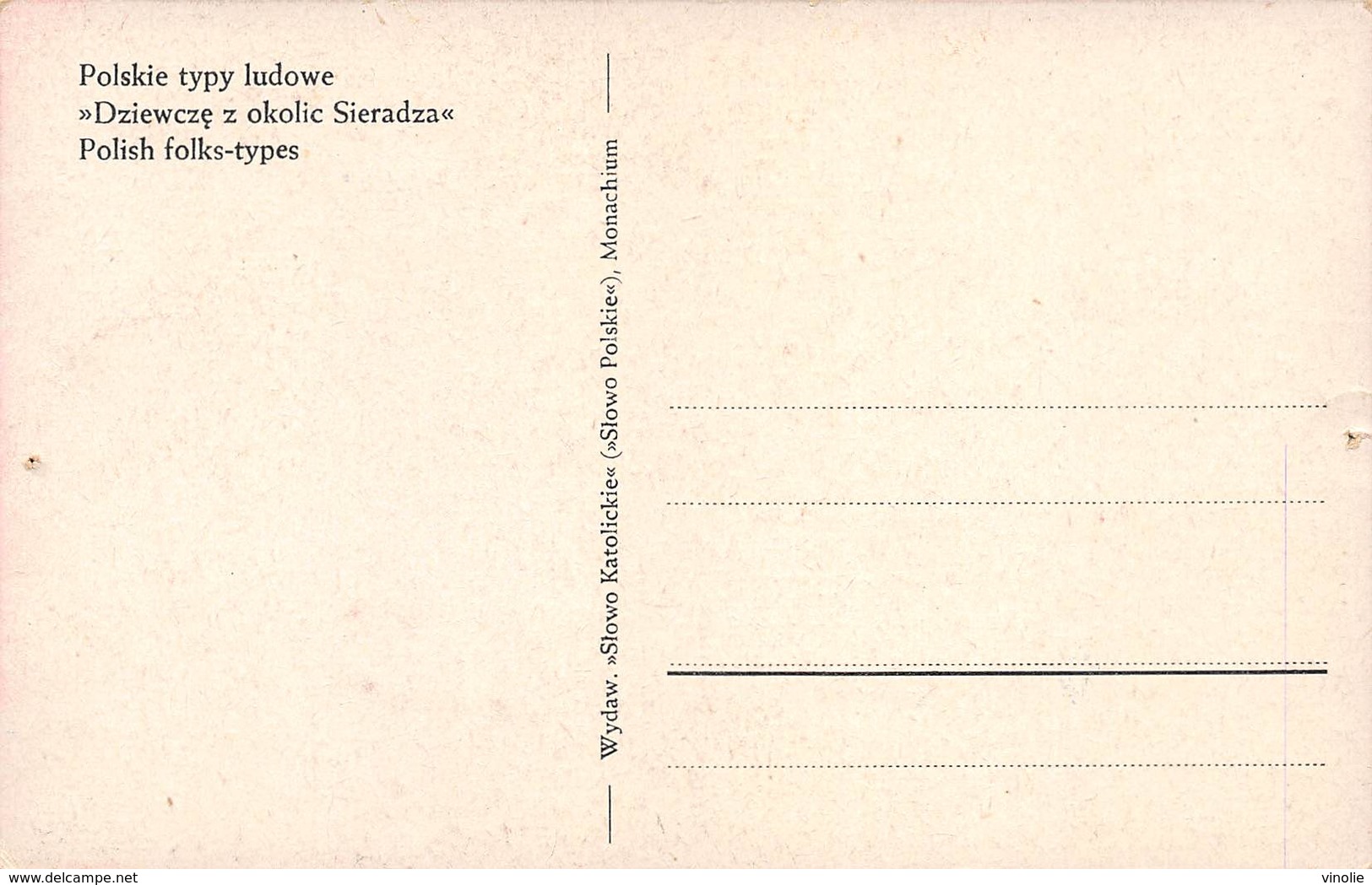 PIE-RO-18-7436 : POLSKIE TYPY LUDOWE. DZIEWCZE Z OKOLIC SIERADZA. POLISH FOLKS-TYPES. - Pologne