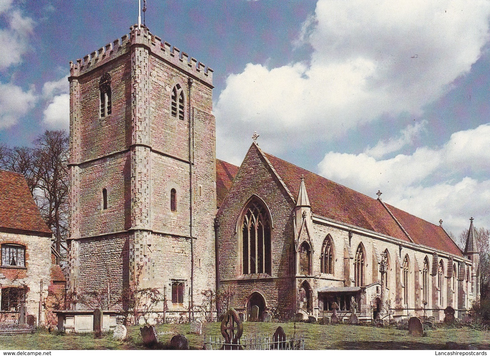 Postcard Dorchester Abbey Dorchester On Thames Oxfordshire Monastic Guest House & The Tower  My Ref  B23231 - Other & Unclassified