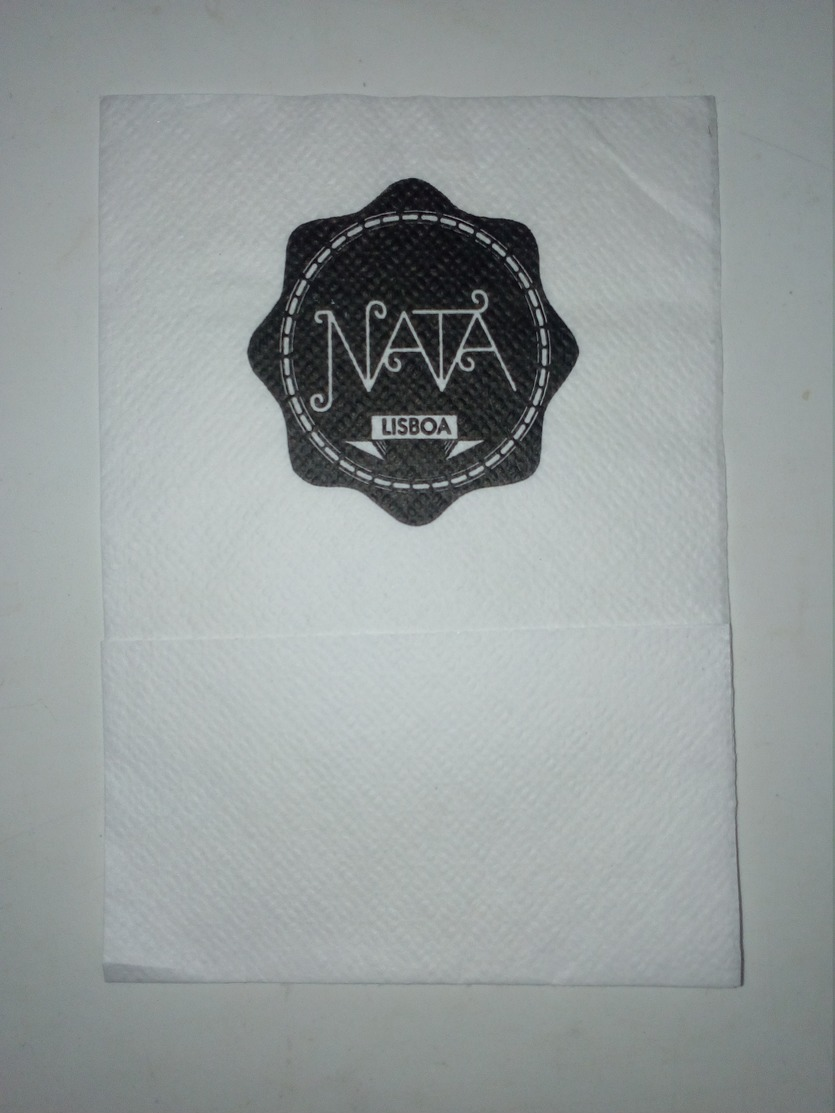 Servilleta,serviette .Pastelaria Nata. Portugal - Company Logo Napkins