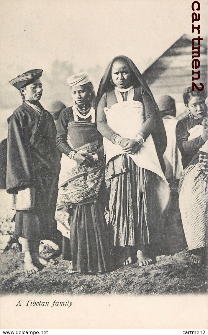 A TIBETAN FAMILY TIBET THIBET CHINE CHINA ETHNOLOGIE ETHNIC ASIA - Tibet