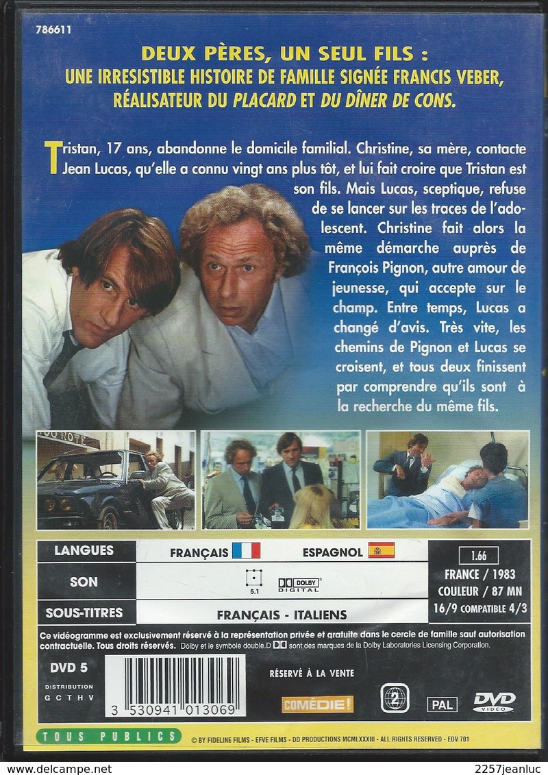 DVD - Les Compères Film De Francis Veber Avec Pierre Richard Et Gérard Depardieu - Comedy