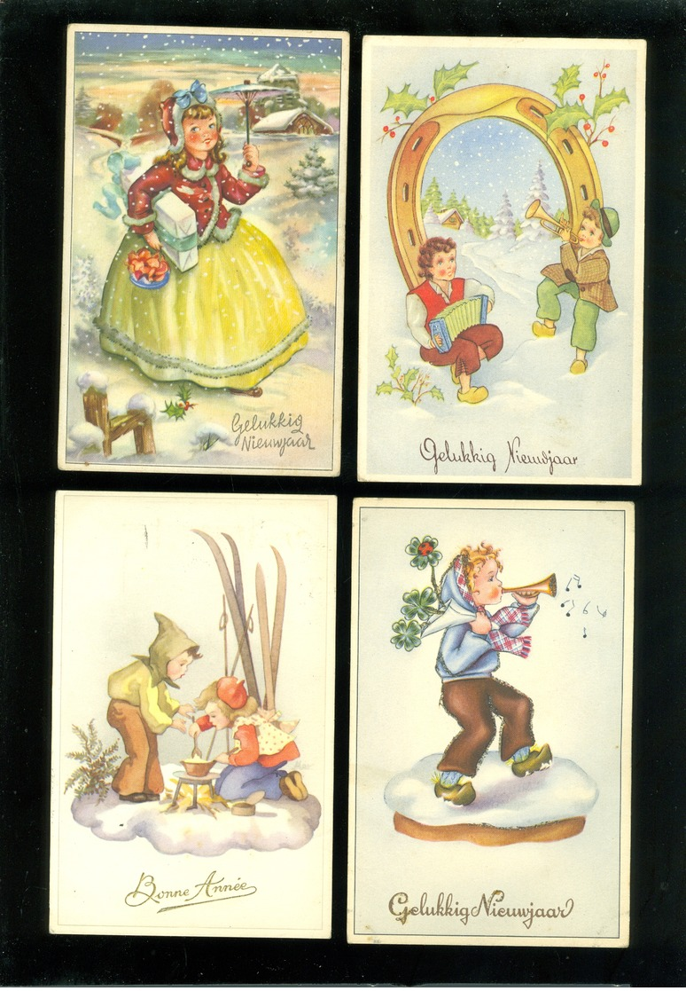 Beau Lot De 60 Cartes Postales De Fantaisie   Mooi Lot 60 Postkaarten Van Fantasie -  60 Scans - 5 - 99 Cartes