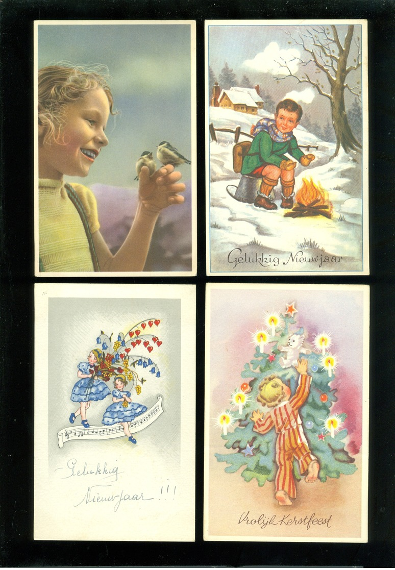 Beau Lot De 60 Cartes Postales De Fantaisie   Mooi Lot 60 Postkaarten Van Fantasie -  60 Scans - 5 - 99 Postkaarten