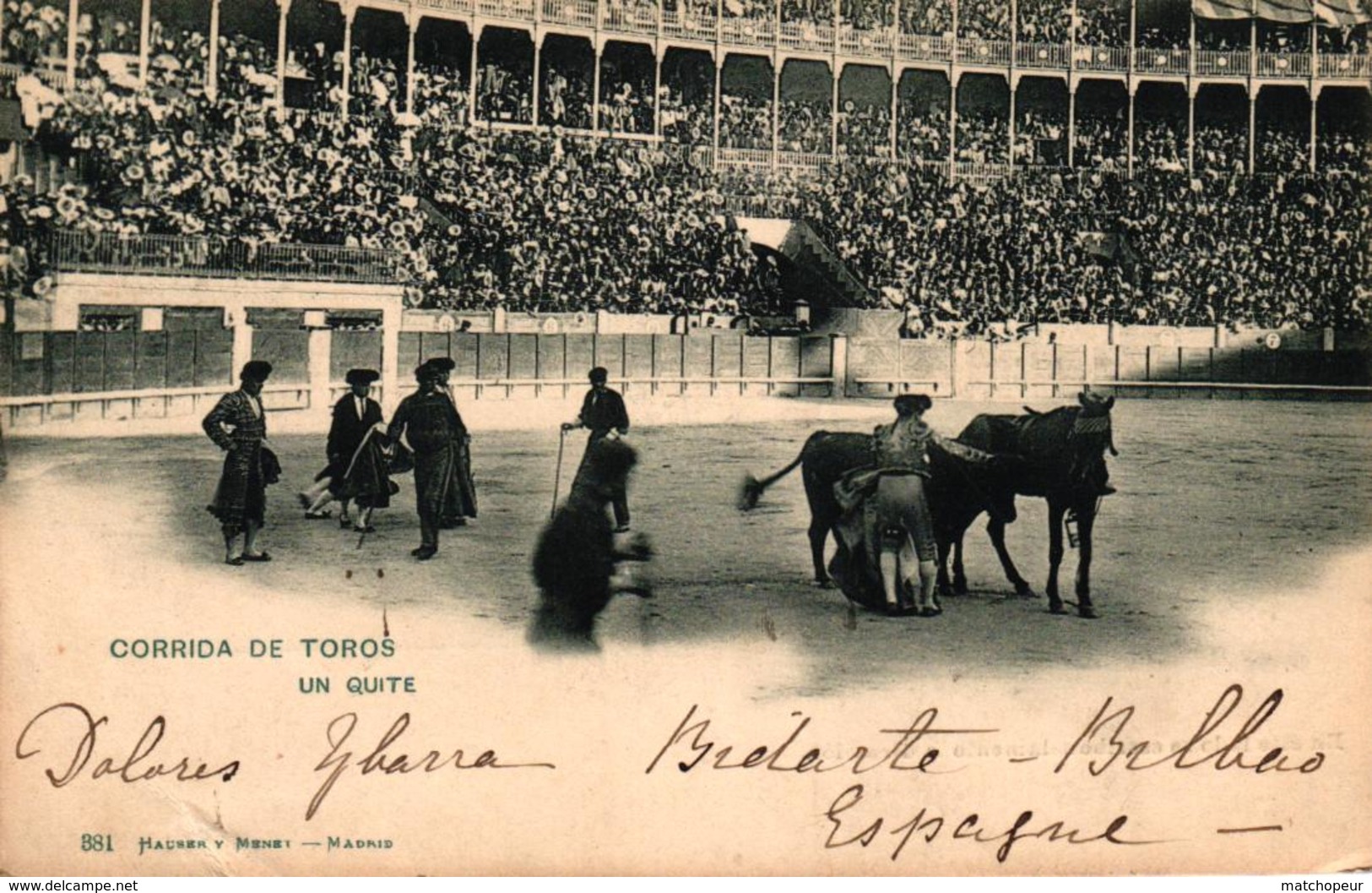 CORRIDA DE TOROS - UN QUITE - Corrida