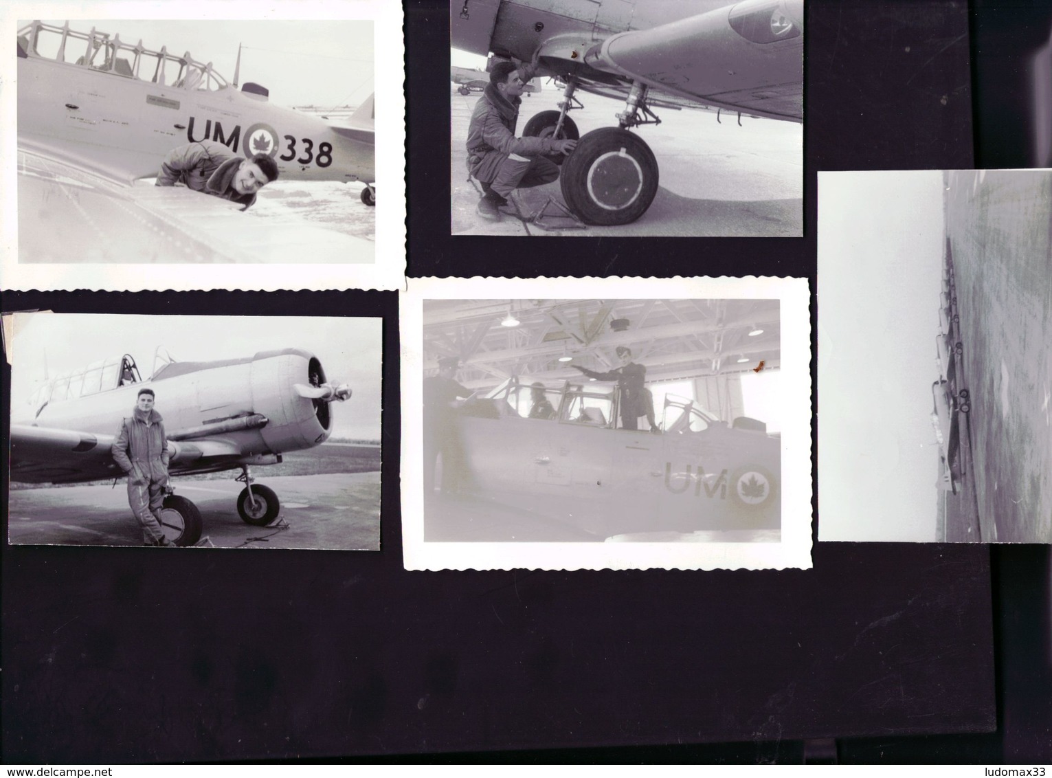 16  Photos Avions De Chasse Et Pilote 1956 - Aviation