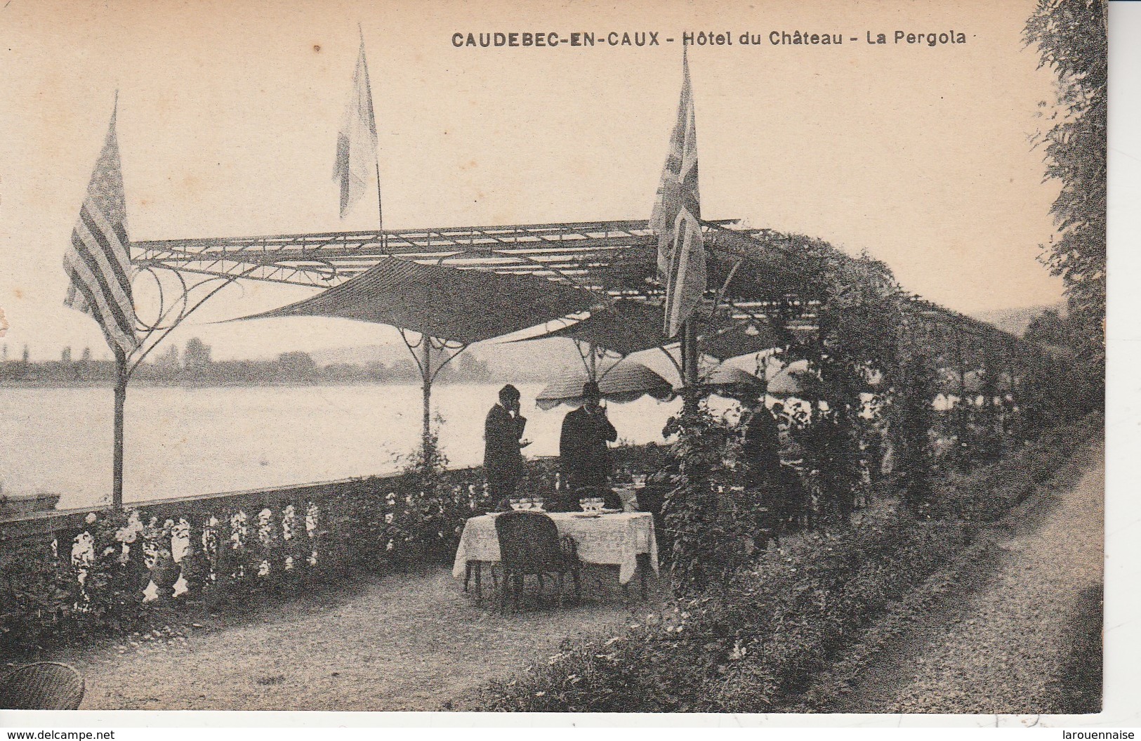 76 - CAUDEBEC EN CAUX - Hôtel Du Château - La Pergola - Caudebec-en-Caux