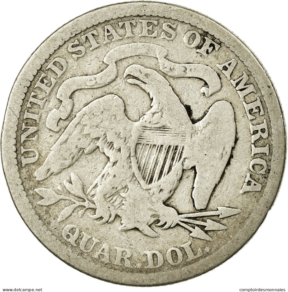 Monnaie, États-Unis, Seated Liberty Quarter, Quarter, 1876, U.S. Mint - 1838-1891: Seated Liberty