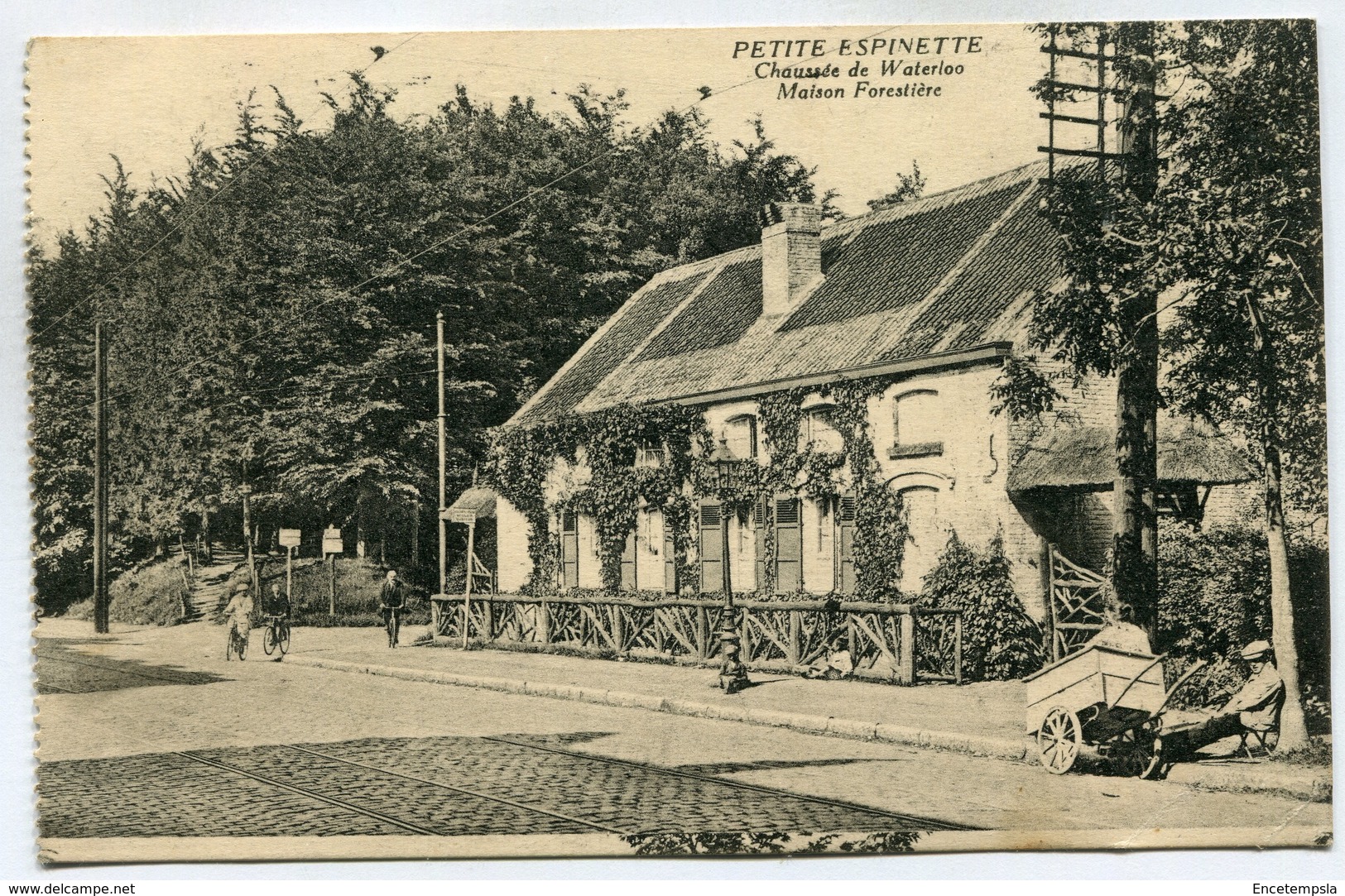 CPA - Carte Postale - Belgique - Petite Espinette - Chaussée De Waterloo - Maison Forestière - 1923 (SV6535) - Ukkel - Uccle