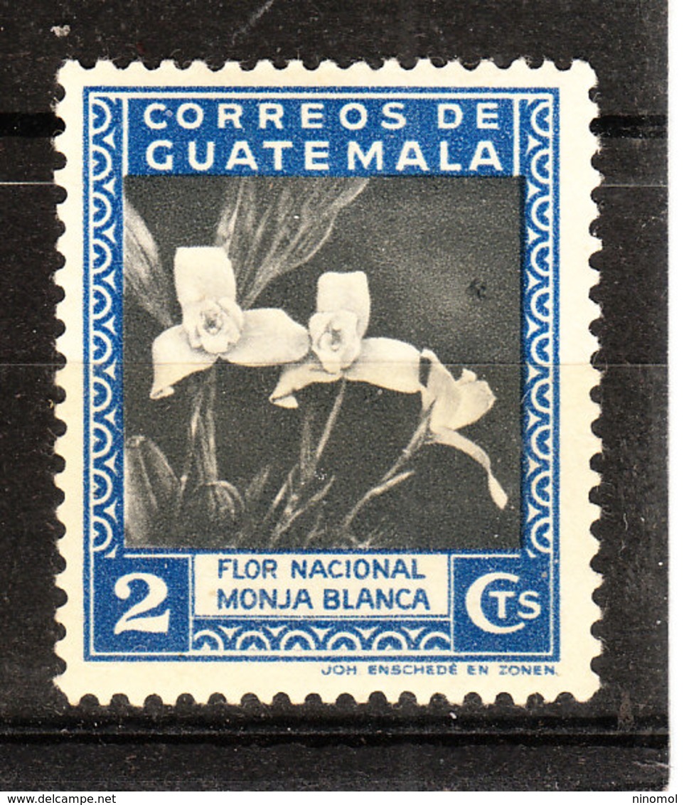 Guatemala  -  1939.  Monja Blanca, Orchidea Fiore Nazionale Del Guatemala. National Flower Of Guatemala. MLH - Orquideas