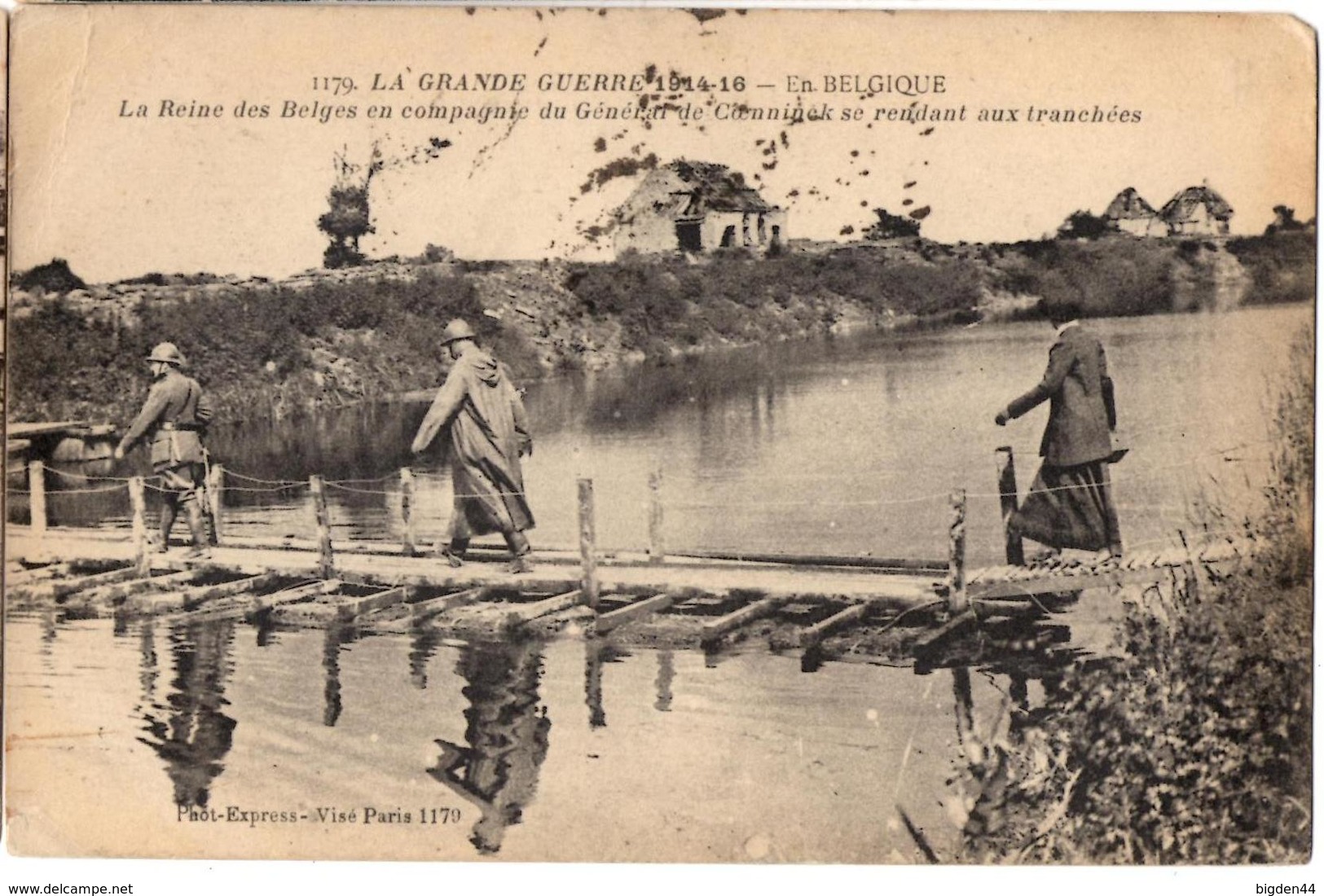 CP Du Front Général Coenninck (16.11.1916) Pour Nogent Sur Marne SM Postes Militaires - Army: Belgium