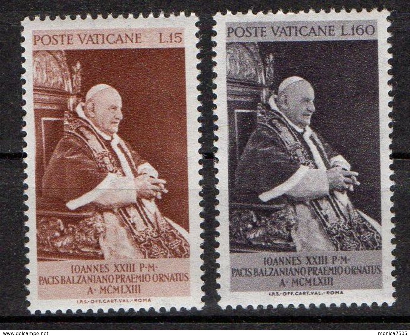 VATICAN ( POSTE ) : Y&T N°  378/379  TIMBRES  NEUFS  SANS  TRACE  DE  CHARNIERE . - Neufs