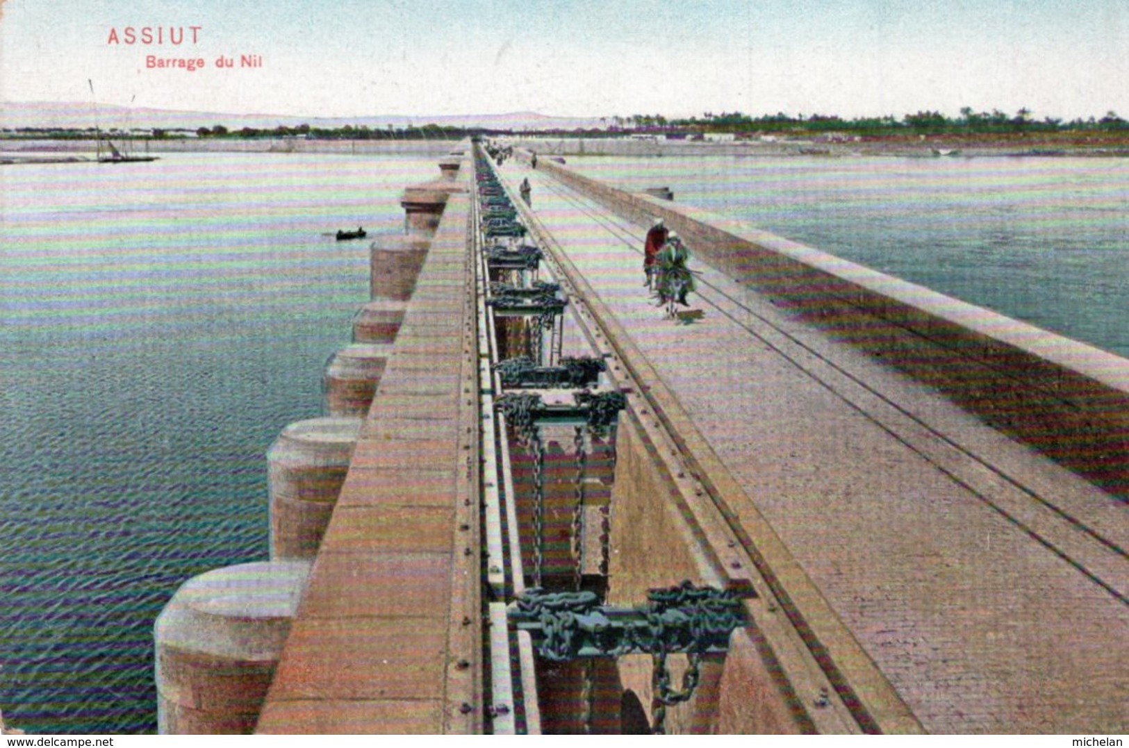 CPA   EGYPTE   ASSIUT---BARRAGE DU NIL - Asyut