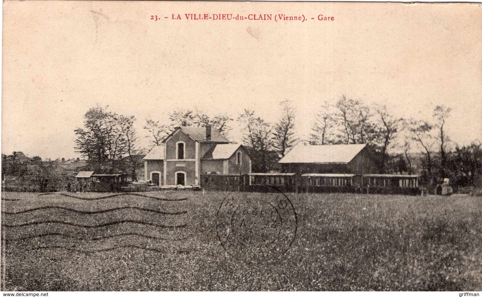 LA VILLE DIEU VILLEDIEU DU CLAIN LA GARE - La Villedieu Du Clain